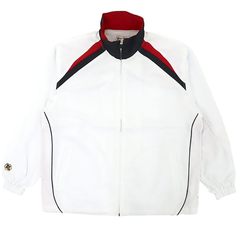 BALLLINE ܡ饤 ॢåץ㥱å ݲ WARMUP JACKET ɥ֥졼 Хåȥܡ  wba wbtm(bla002white)