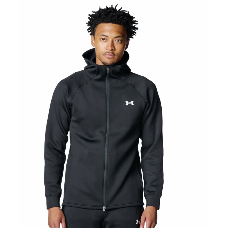 Under Armour ブラック 長袖セーター 新品タグ付き アンダーアーマー メンズ UAロングショット アーマーニット ジャケット