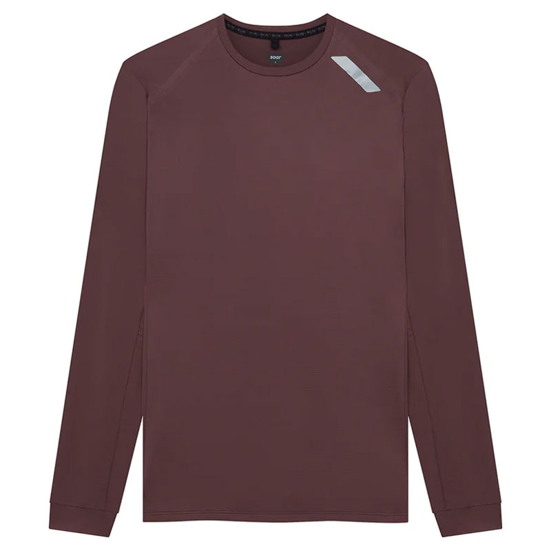s*m様 soar_Race Base_ソア_ロンT SOAR Running Mens Long Sleeve Tech T darkgrey メンズランニング