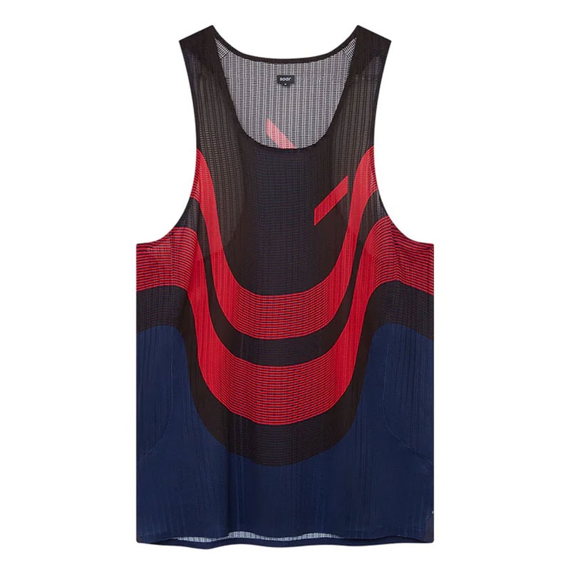 SOAR Running Mens RACE VEST 2.0 black red navy メンズランニング