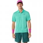 �����å��� MATCH JACQUARD POLO SS TOP �ݥ������ Ⱦµ����� asics �ƥ˥������� 26ssasap(2041a387300)