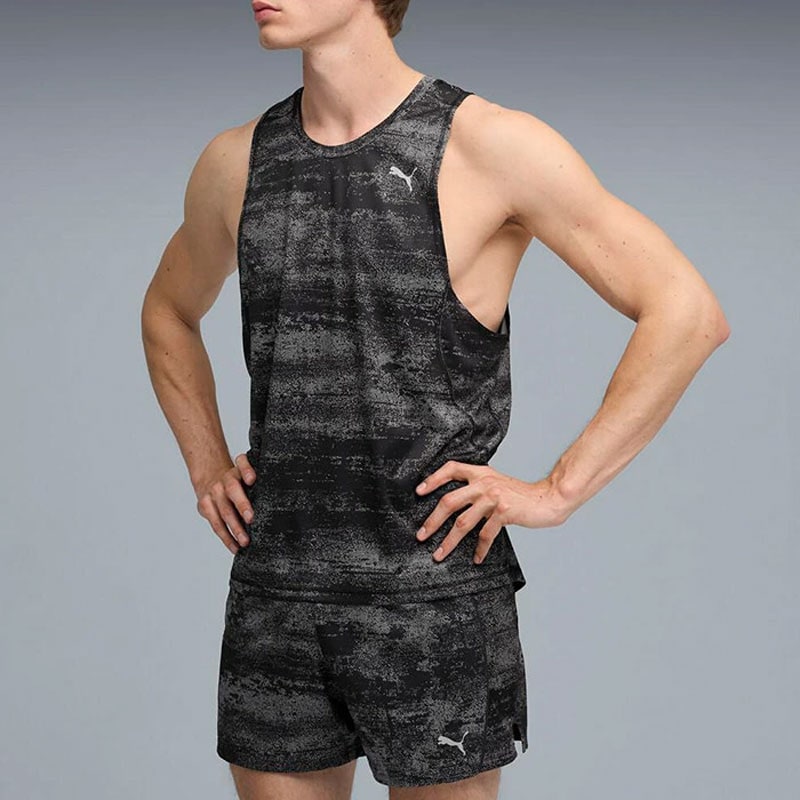 PUMA ヴェロシティ　ランニングウェア　スポーツウェア　ファストアール PUMA RUN VELOCITY AOP タンク ヴェロシティ プーマ メンズランニング