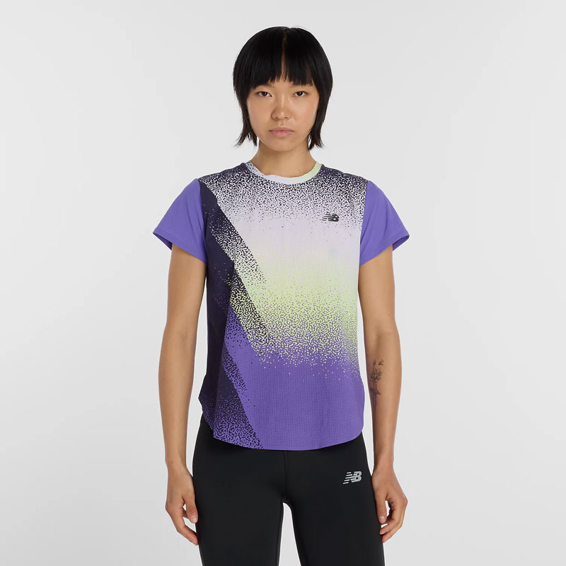 ニューバランス レディース Ultra Light Printed Tシャツ ランニング