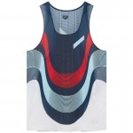 SOAR Running Mens RACE VEST 2.0 navy red white stripe ��󥺥��˥󥰥����� 2026SS wsom(ss26sv7mnav)