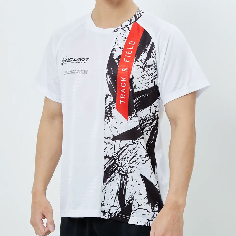NISHI ニシスポーツ グラフィックジャカードTシャツ 陸上 ランニング