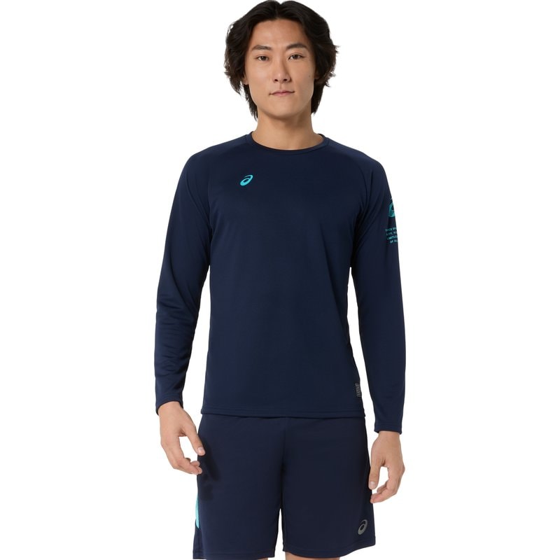 アシックス ドライロゴ グラフィック ロングスリーブシャツ DRY LOGO