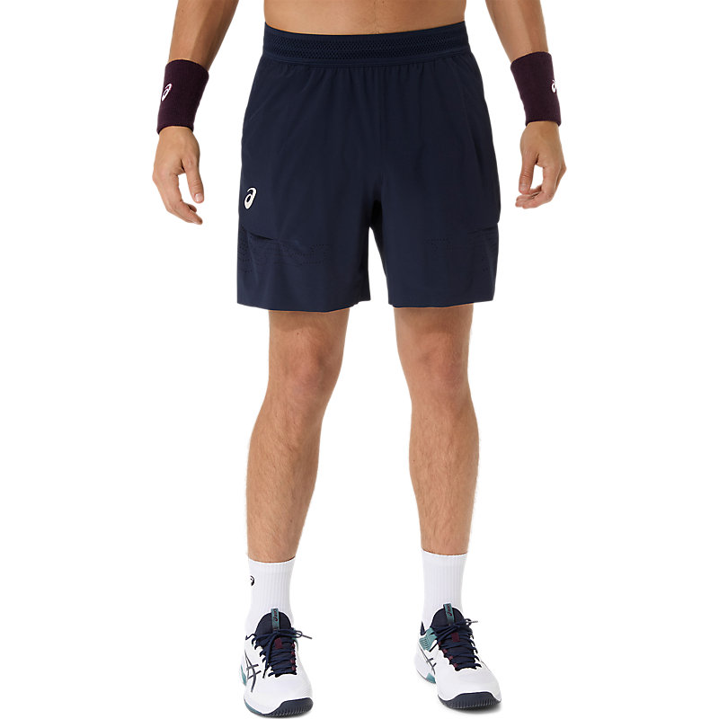 海外サイズ アシックス MATCH LASER CUT 7IN SHORT 7インチ ショーツ
