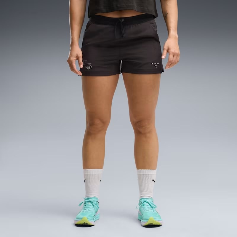 WOMENS PUMA �� HYROX PWRMODE WOVEN SHORT 529255 01 �����֥󥷥硼�� �ס��� ��ǥ����� ���˥󥰥����� 2026FW wpuw(52925501)