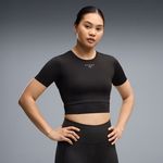 WOMENS PUMA �� HYROX PWRMODE CROP TEE 529328 01 �ס��� ��ǥ����� ���˥󥰥����� 2026FW wpuw(52932801)