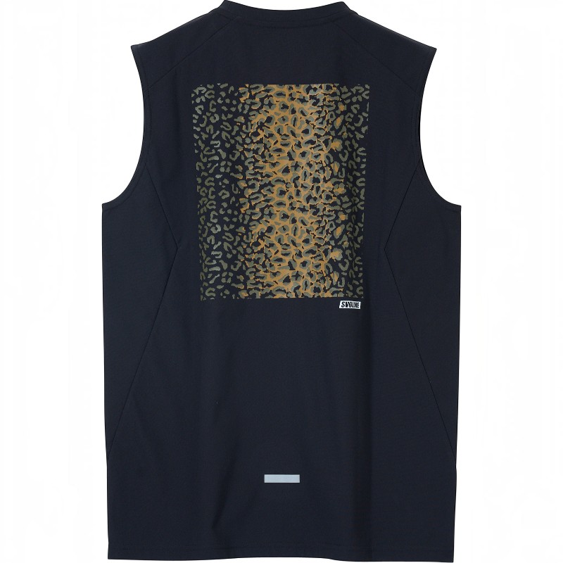 スボルメ LEOPARD ノースリーブ 7263-24800 BLACK BW SVOLME メンズ
