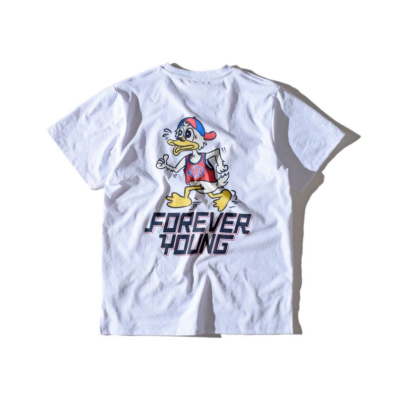 ELDORESO エルドレッソ　BRING コラボ Tシャツ 限定　日本製 ELDORESO Forever Young Tee E1019926 WHITE エルドレッソ ランニング