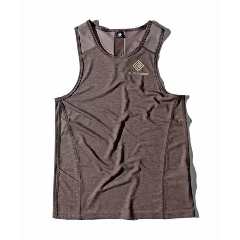 ELDORESO Earnest Tank E1227326 BROWN エルドレッソ ランニング
