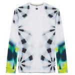 SOAR Running Mens LS PRINTED TECH T AW26SLS3M WHITE GREEN メンズランニングウェア 2026AW wsom(aw26sls3mwhigre)
