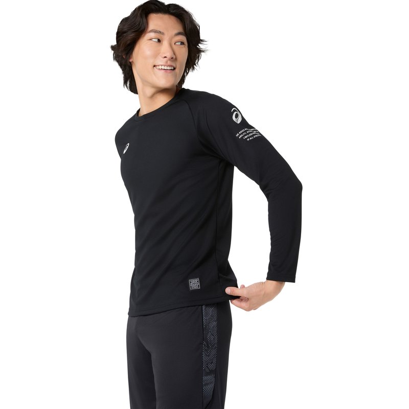 アシックス ドライロゴ グラフィック ロングスリーブシャツ DRY LOGO