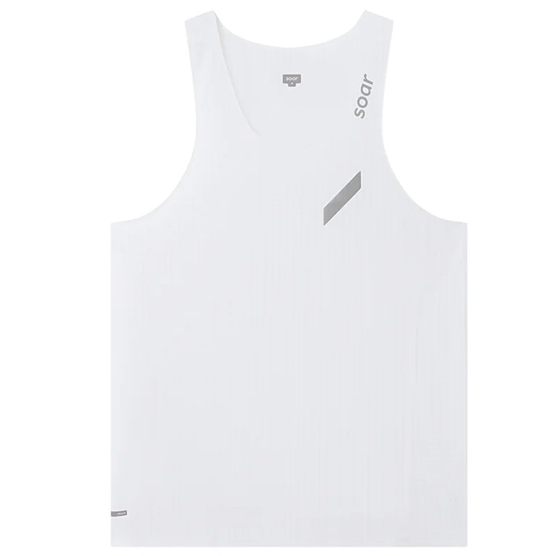 SOAR Running Mens Race Vest ��󥺥��˥󥰥����� wsom(ss25sv1mwhite)