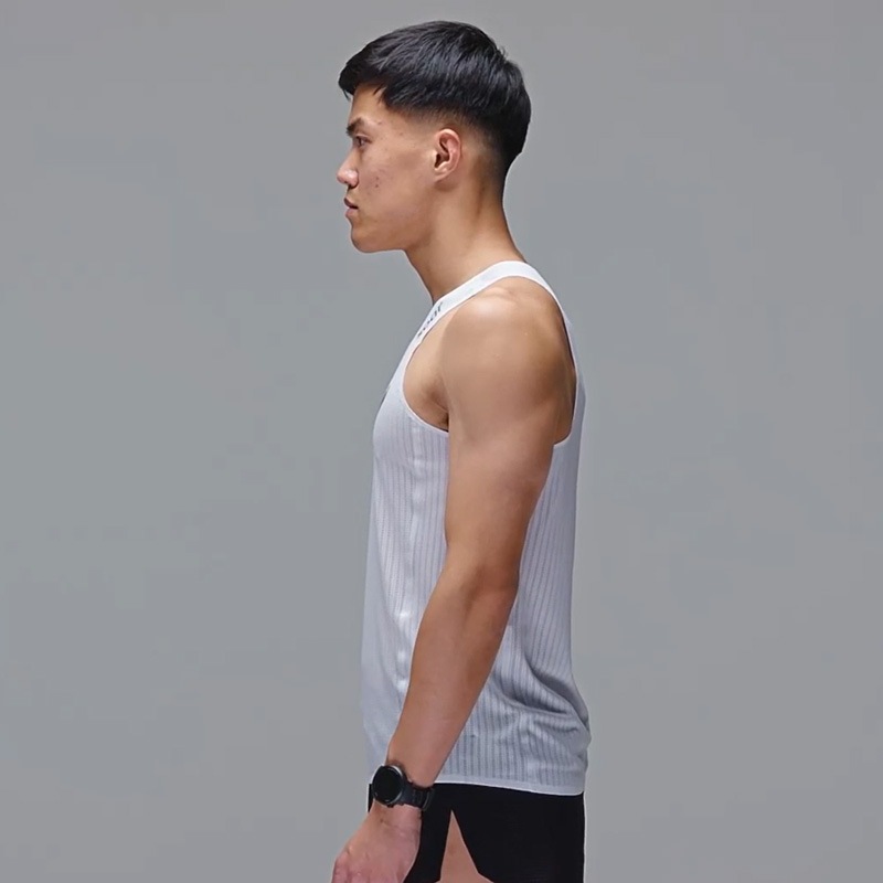 SOAR Running Mens Race Vest ��󥺥��˥󥰥����� wsom(ss25sv1mwhite)