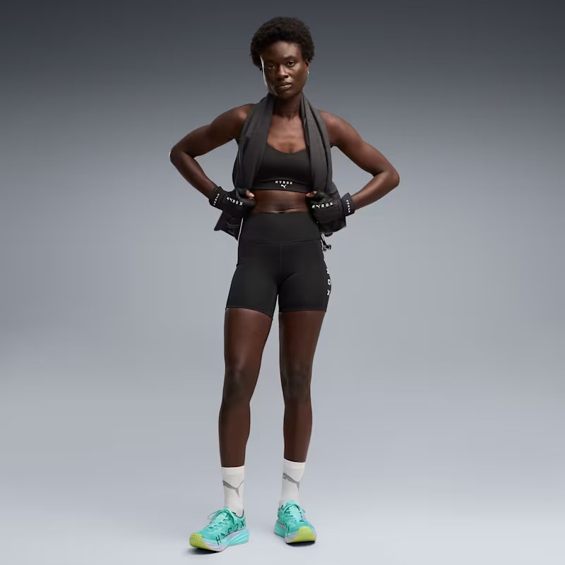 WOMENS PUMA �� HYROX PWRMODE �֥�ȥå� 529149 01 �ߥǥ����ॵ�ݡ��� �ס��� ��ǥ����� ���˥󥰥����� 2026FW wpuw(52914901)