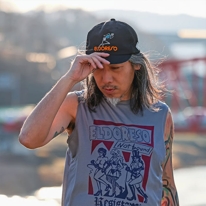 ELDORESO Boneman Cap エルドレッソ ランニング 2026SS(e7015516black