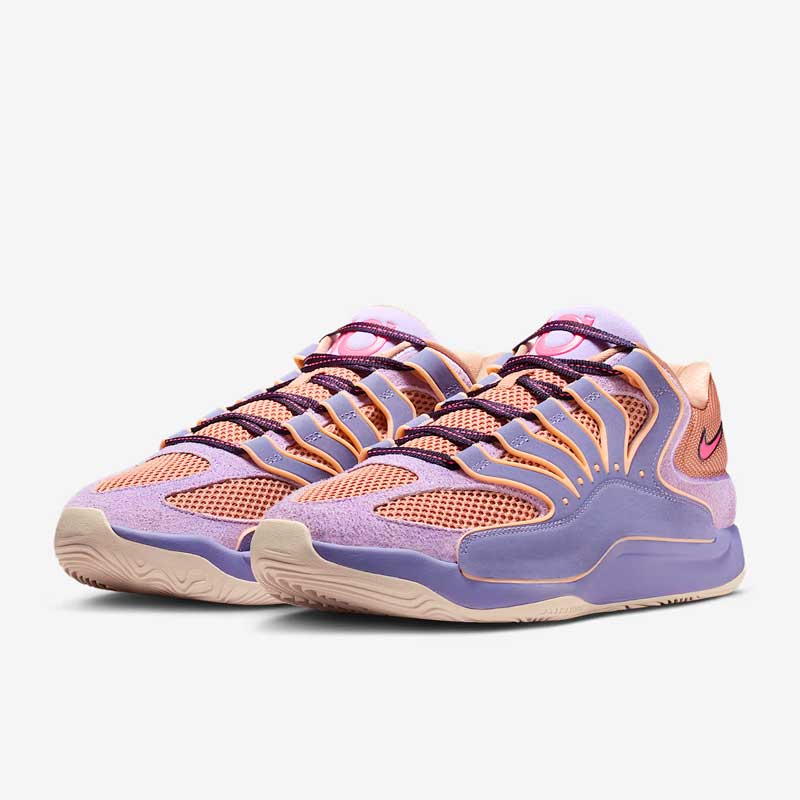 Nike バスケットボールシューズ パープル/ゴールド Nike バスケットボールシューズ パープル/ゴールド スリー