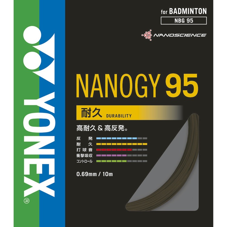 ヨネックス YONEX NANOGY95 ナノジー95 バドミントン ストリング
