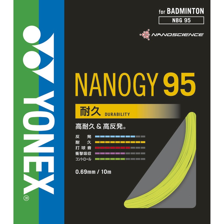 ヨネックス YONEX NANOGY95 ナノジー95 バドミントン ストリング