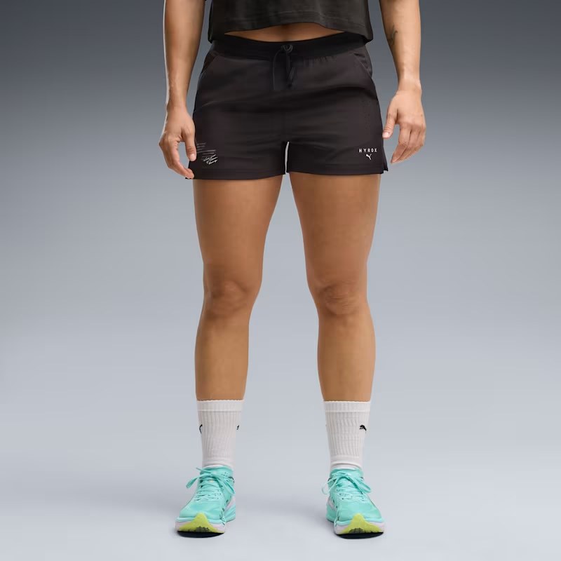 WOMENS PUMA �� HYROX PWRMODE WOVEN SHORT 529255 01 �����֥󥷥硼�� �ס��� ��ǥ����� ���˥󥰥����� 2026FW wpuw(52925501)