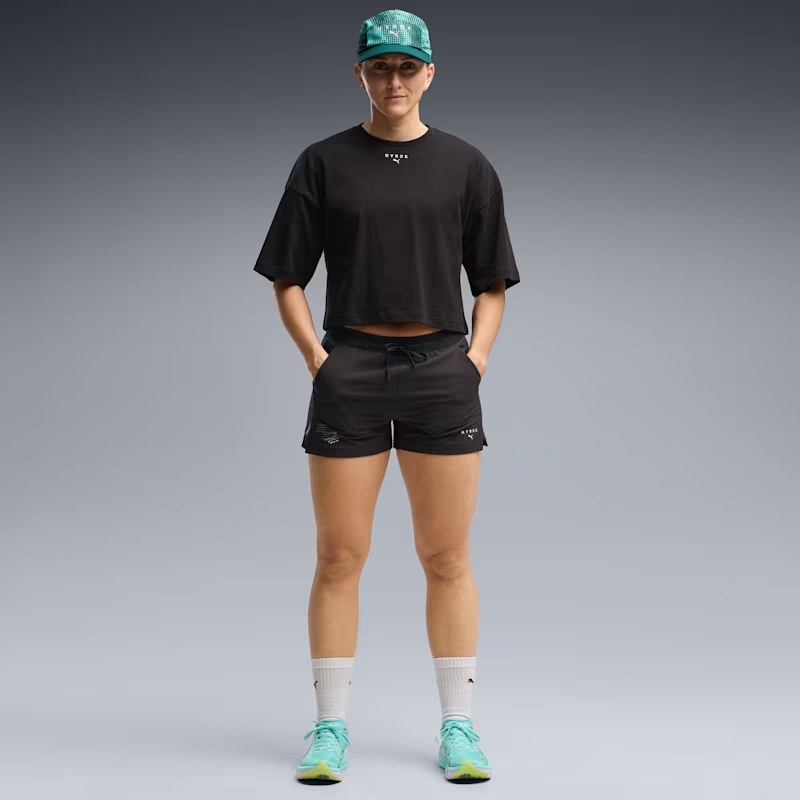 WOMENS PUMA �� HYROX PWRMODE WOVEN SHORT 529255 01 �����֥󥷥硼�� �ס��� ��ǥ����� ���˥󥰥����� 2026FW wpuw(52925501)