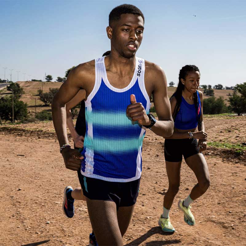 SOAR Running Mens Race Vest ��󥺥��˥󥰥����� wsom(sv1mblkpur)