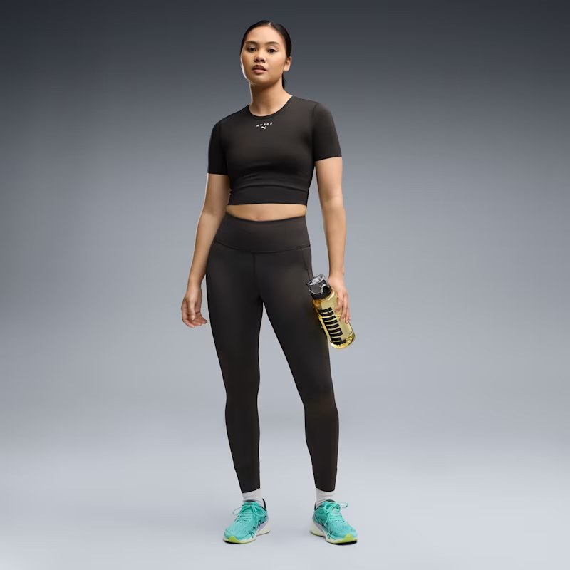 WOMENS PUMA �� HYROX PWRMODE CROP TEE 529328 01 �ס��� ��ǥ����� ���˥󥰥����� 2026FW wpuw(52932801)