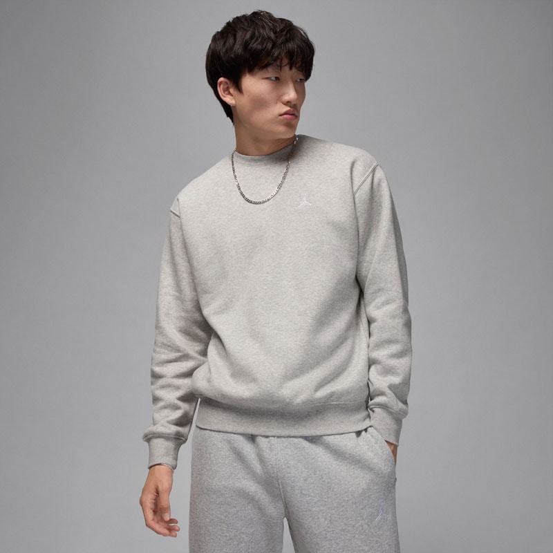 JORDAN/ジョーダン バスケットボール トップス [fv7293-050 ジョーダン BRKLN フリース L/S クルー] ジョーダン_JORDAN_トレーナー_スウェット 【ネコポス不可】 JORDAN ジョーダン BRKLN フリース L/S クルー バスケットボールウェア