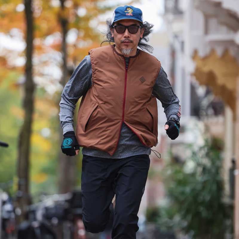 ELDORESO Bekele Vest エルドレッソ ランニング 2025FW(e3300625brown