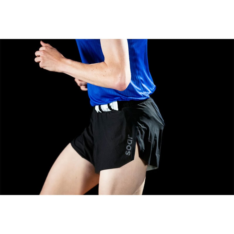 SOAR Running Mens MARATHON SHORTS Blue Magentaメンズランニング