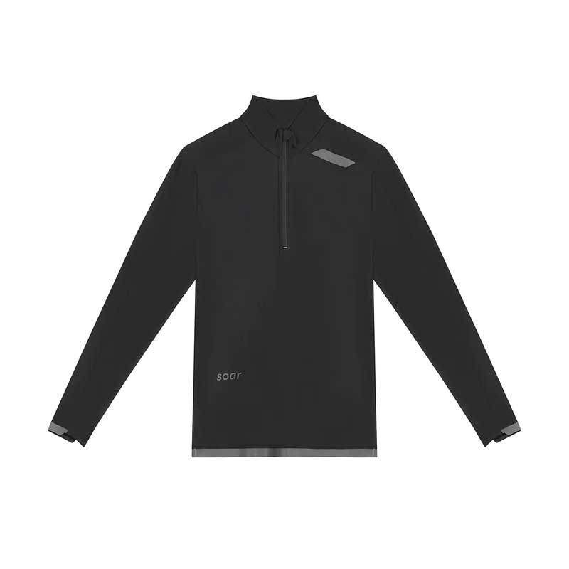 SOAR Running Mens Windbreaker ��󥺥��˥󥰥����� wso(s22j5mblack)
