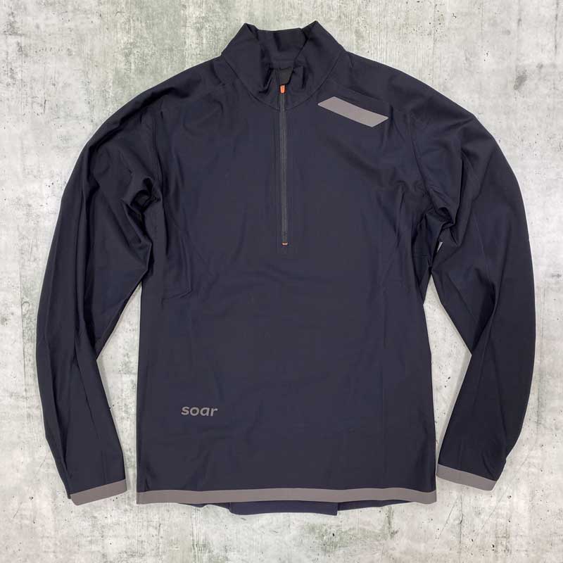 SOAR Running Mens Windbreaker ��󥺥��˥󥰥����� wso(s22j5mblack)