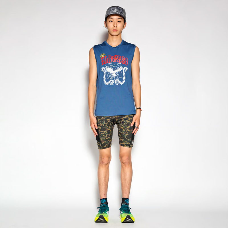ELDRESSO エルドレッソ ランニングウェア シャツ 期間限定15％OFF】 ELDORESO Font Big Tee エルドレッソ
