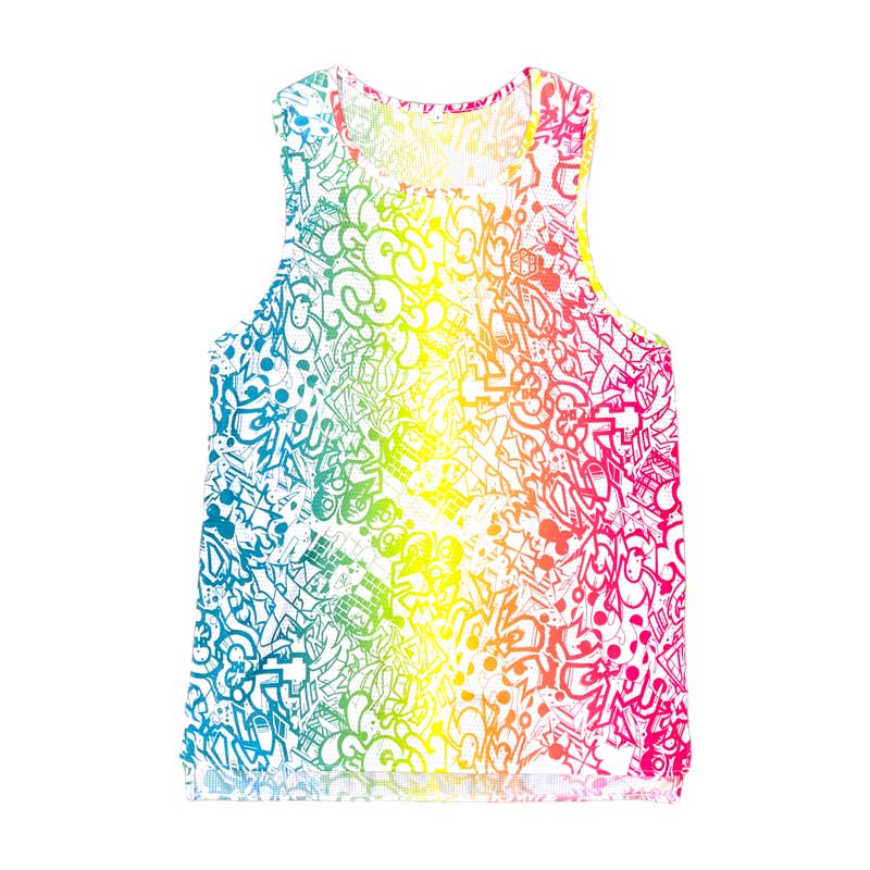 åץѥ 󥰥å CRAZY RUNWORD FUK eyeron쥤ܡ ʥ˥å(krptankerainbow)