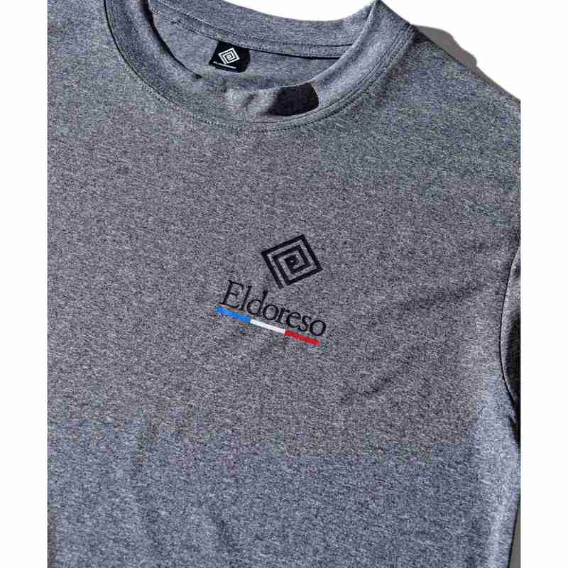 ELDORESO Marbled Tee E1019826 GRAY エルドレッソ ランニング 2026FW