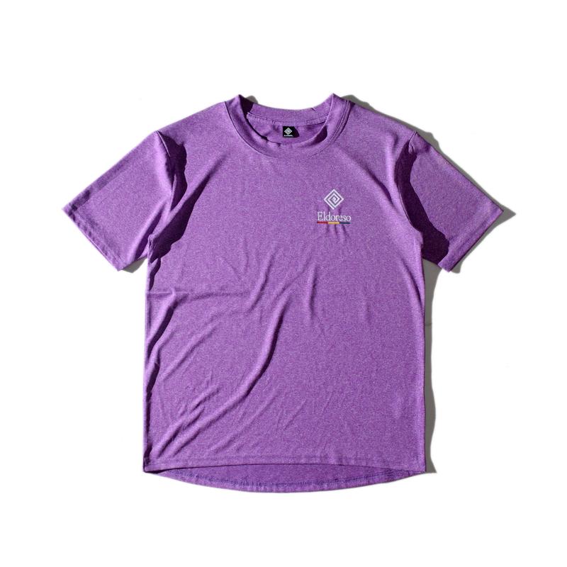 ELDORESO Marbled Tee E1019826 PURPLE エルドレッソ ランニング