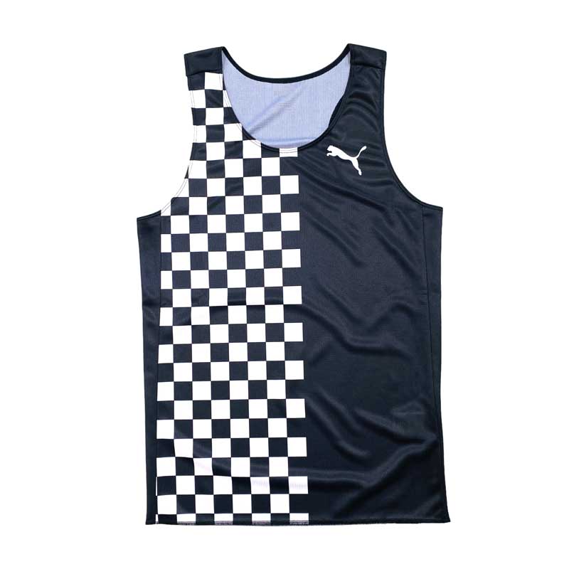 ס 󥰥å SINGLET HF CHECKER M PUMA ݡĥꥸʥ 󥺥˥󥰥 wpu(pumrt202451)