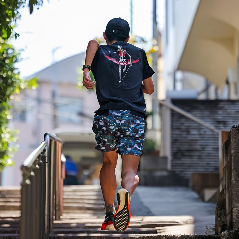 ELDORESO Advent Boneman T 黒 Sサイズ エルドレッソ ELDORESO Boneman Tee エルドレッソ ランニング 2025FW