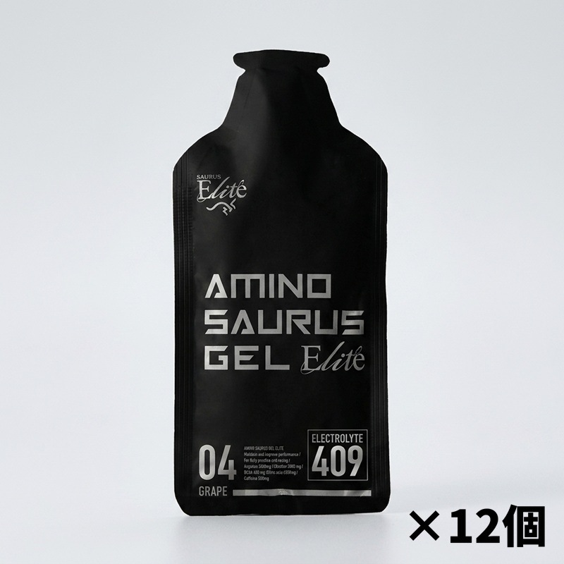 AMINO SAURUS GEL ELITE ジェル エリート グレープ風味 1箱(12袋セット