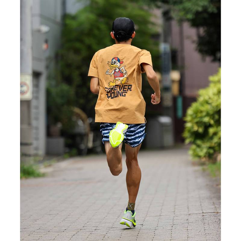 ELDORESO Forever Young Tee E1019926 GOLD エルドレッソ ランニング