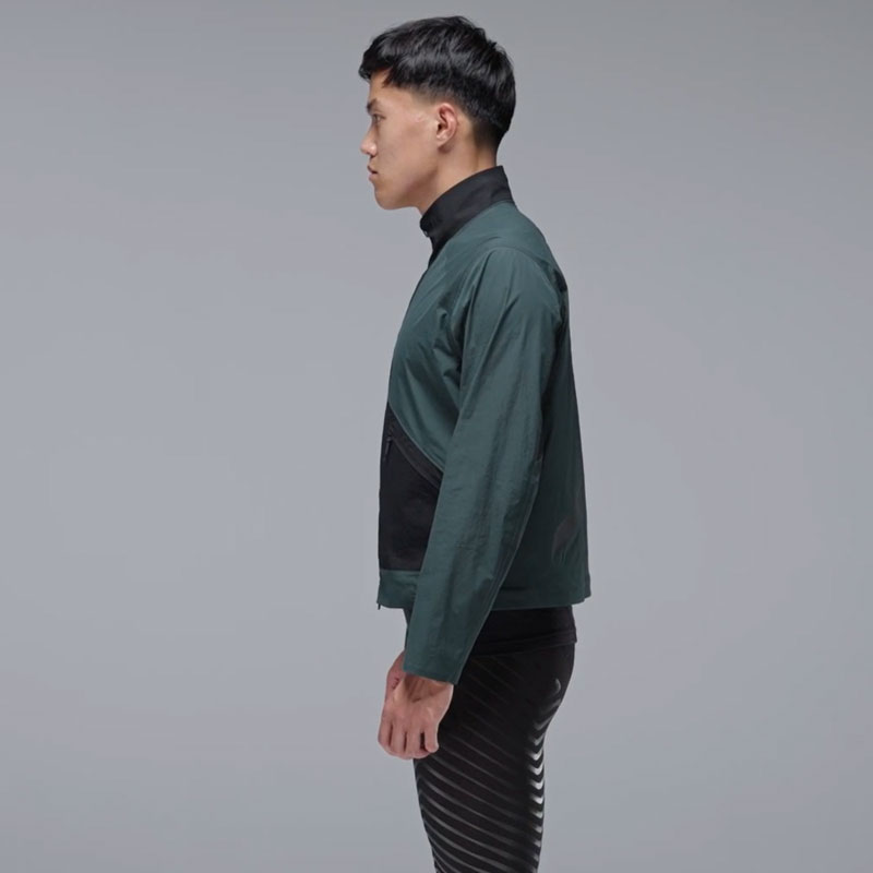 SOAR Running Mens ULTRA BOMBER green black メンズランニングウェア