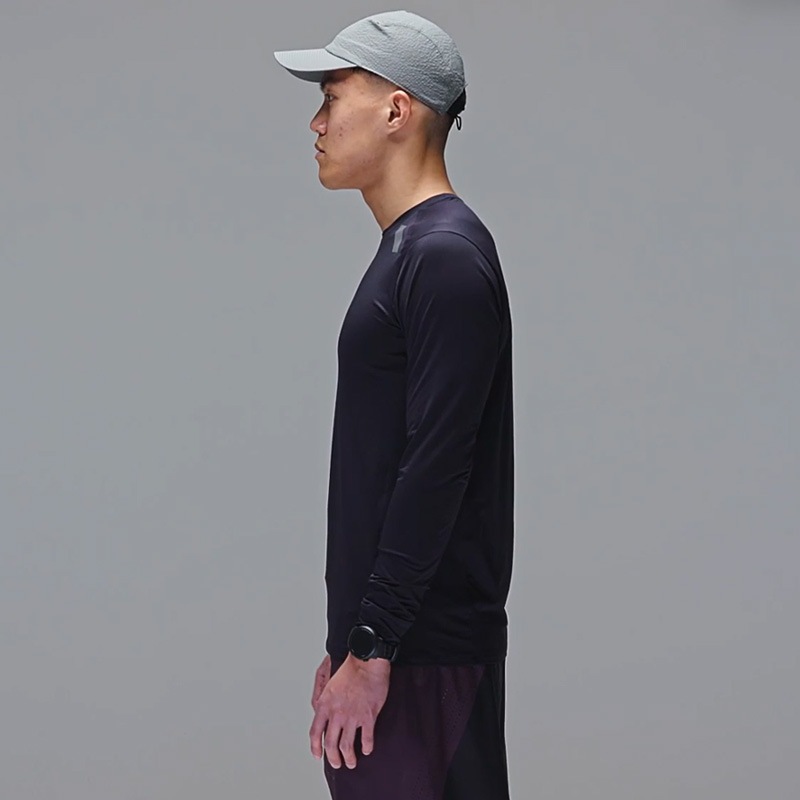 20%OFF SOAR Running Mens Long Sleeve Tech T Black メンズランニング