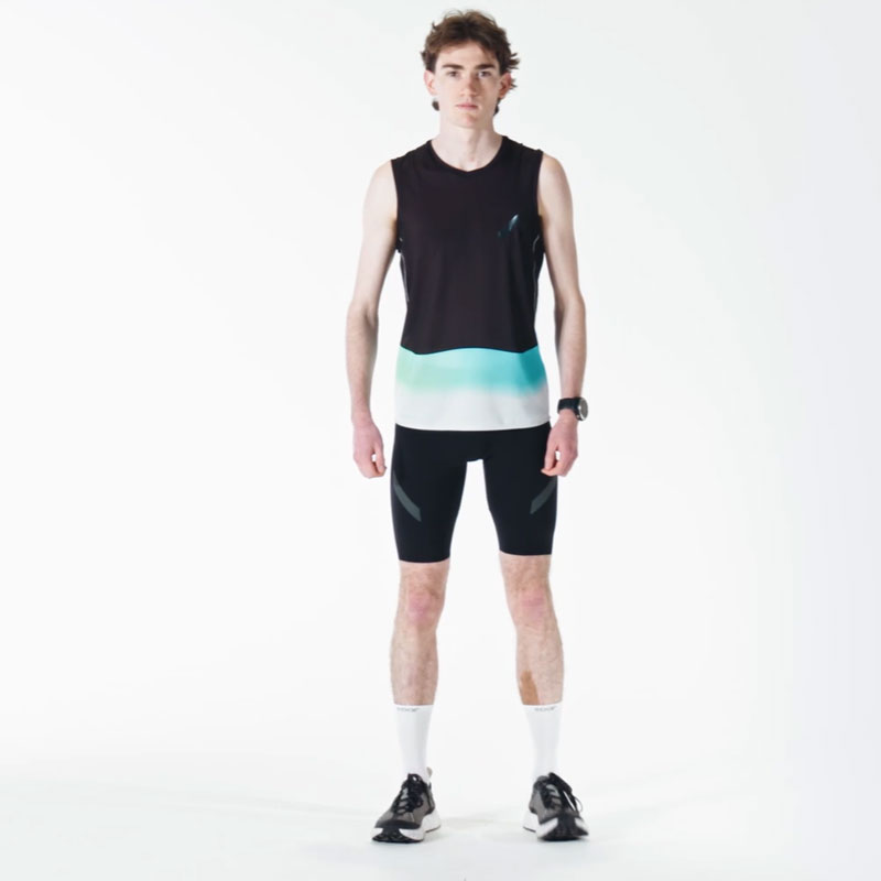 SOAR Running Mens HALF TIGHTS black 󥺥˥󥰥 2025AW wsom(aw25ss10mblack)