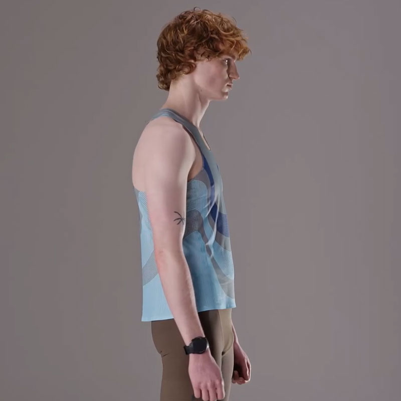 SOAR Running Mens RACE VEST 2.0 Grey Light Blue ��󥺥��˥󥰥����� 2026SS wsom(ss26sv7mblu)