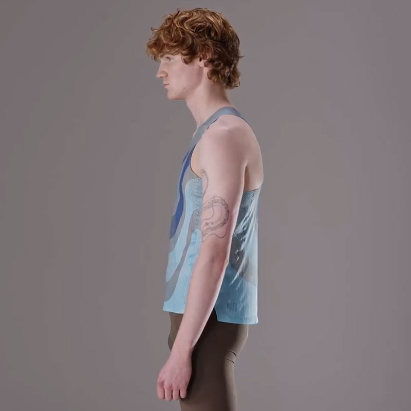 SOAR Running Mens RACE VEST 2.0 Grey Light Blue ��󥺥��˥󥰥����� 2026SS wsom(ss26sv7mblu)