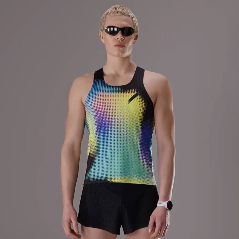 SOAR Running Mens RACE VEST 2.0 Tropical Dot ��󥺥��˥󥰥����� 2026SS wsom(ss26sv7mblugre)