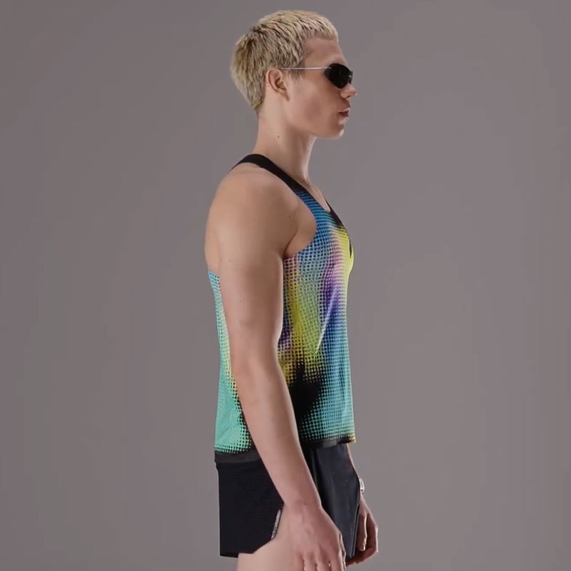 SOAR Running Mens RACE VEST 2.0 Tropical Dot ��󥺥��˥󥰥����� 2026SS wsom(ss26sv7mblugre)
