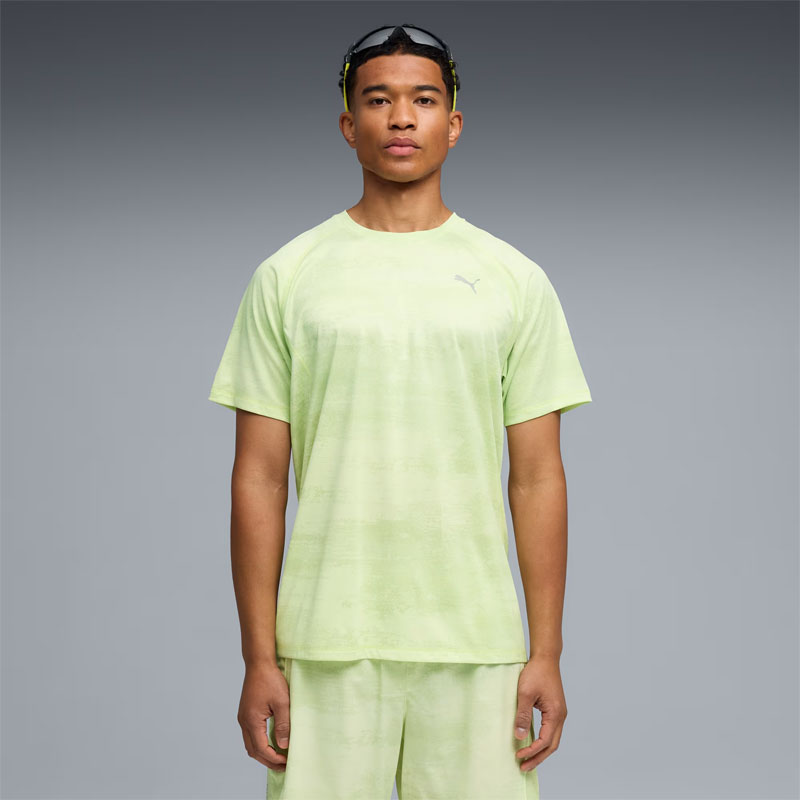PUMA RUN VELOCITY AOP Tシャツ ヴェロシティ プーマ メンズランニング